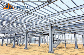 Free Design light Steel Structure Warehouse Prefabricated commercial metal frame building