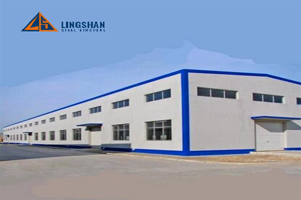 Prefab Commercial Building Steel Frame Structure Storage Warehouse Construction