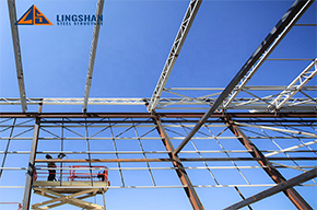 Steel Structure Commercial Storage Building For Shopping Mall
