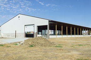 Low Price Steel Construction Cattle Farm House