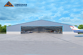 High Quality Prefabricated Steel Structure Aircraft Hangar Design