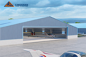 High Quality Prefabricated Steel Structure Aircraft Hangar Design