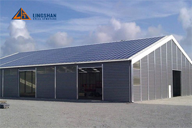 Prefab Commercial Building Steel Frame Structure Storage Warehouse Construction