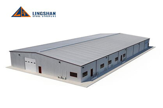 Prefabricated designed industrial steel structure shed commercial metal building