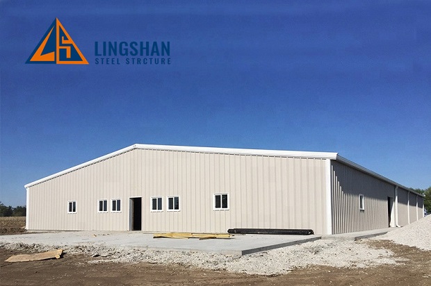 Low cost industrial shed light steel structure