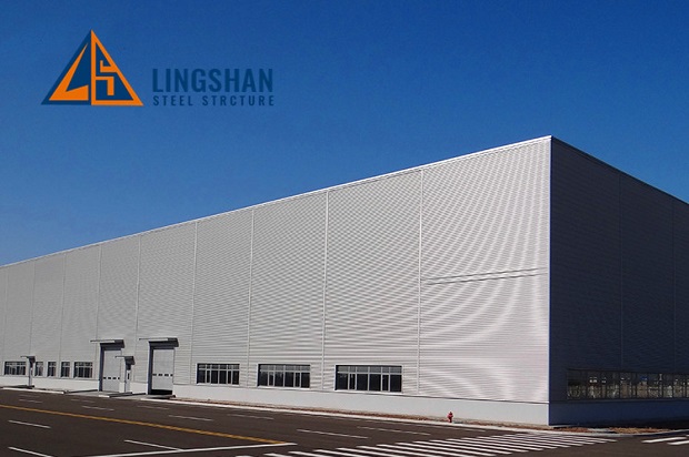 Low cost industrial shed light steel structure